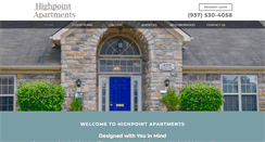 Desktop Screenshot of highpointapts.com